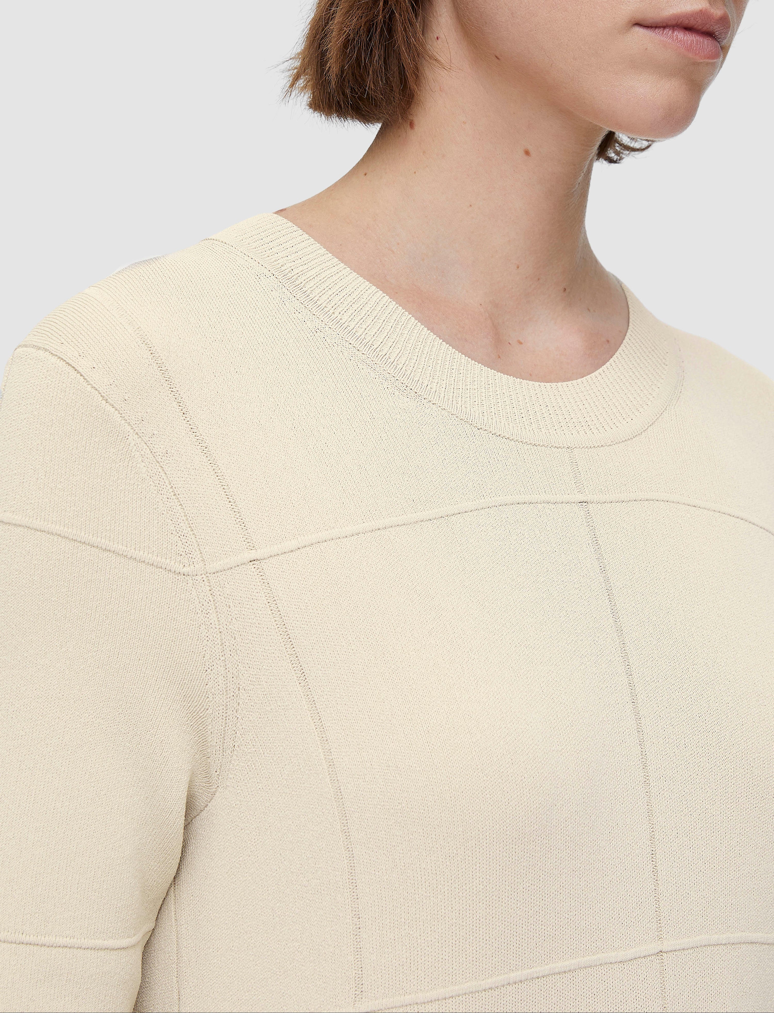 Grid Viscose Knitted Dress - 4