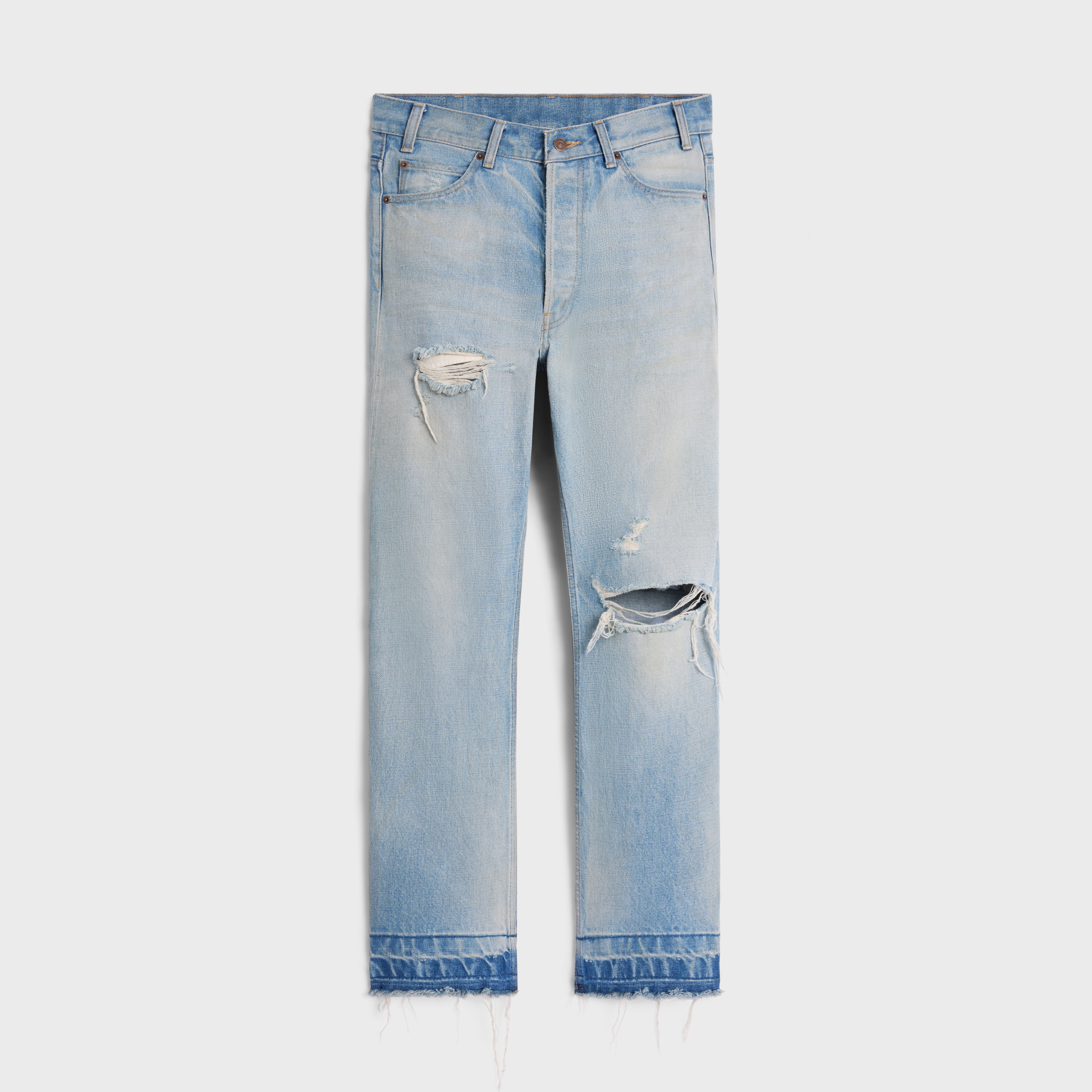 wesley jeans in eastside distressed denim - 1