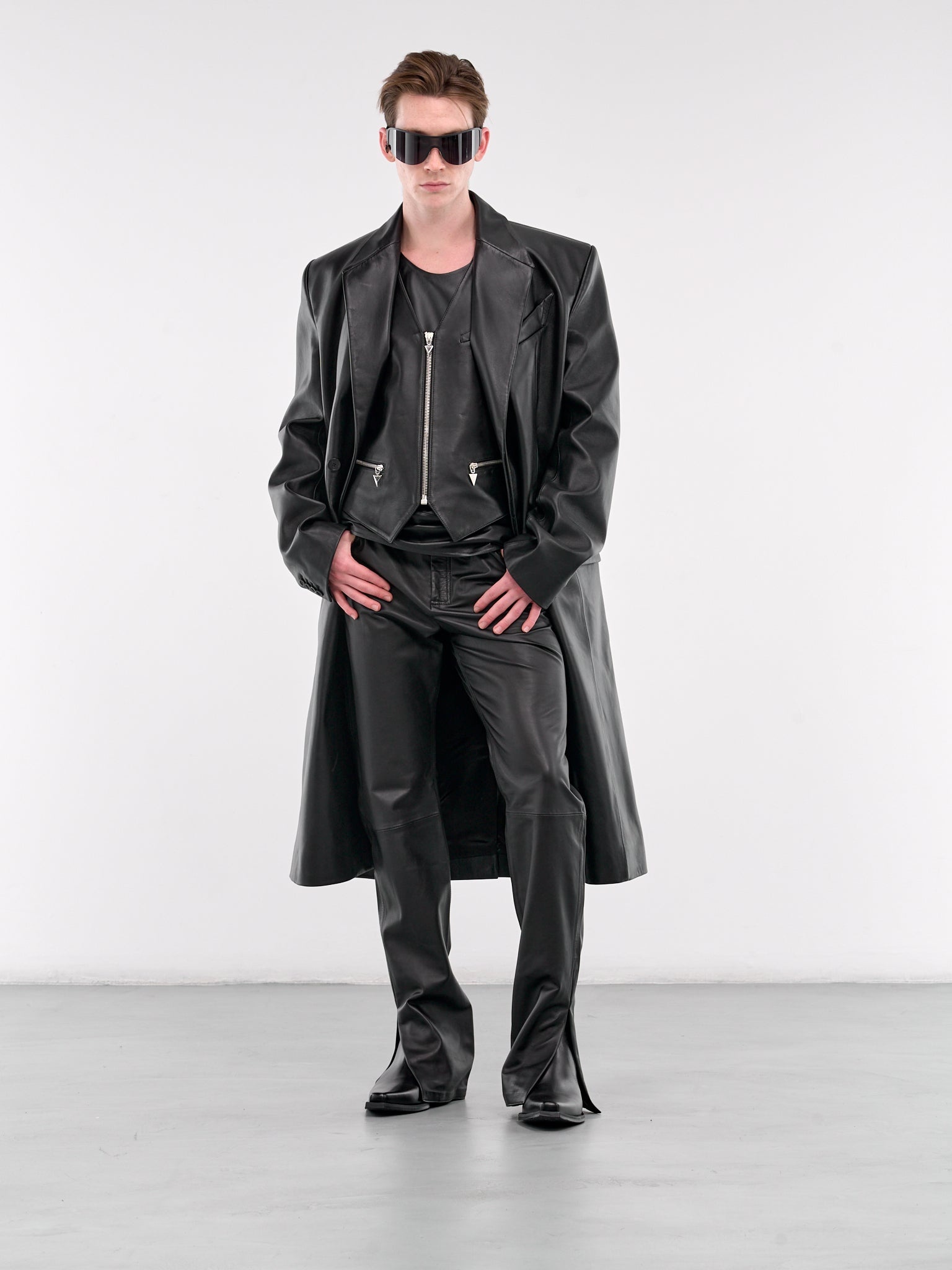 Lamb Leather Coat - 6