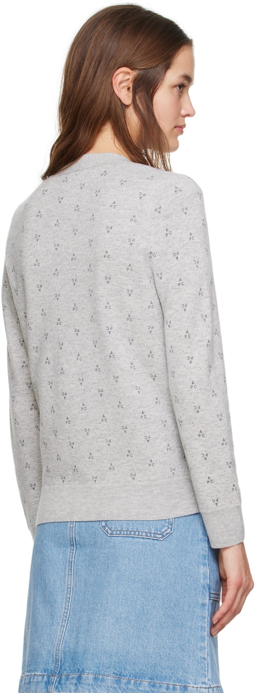 Gray Louison Cardigan - 3