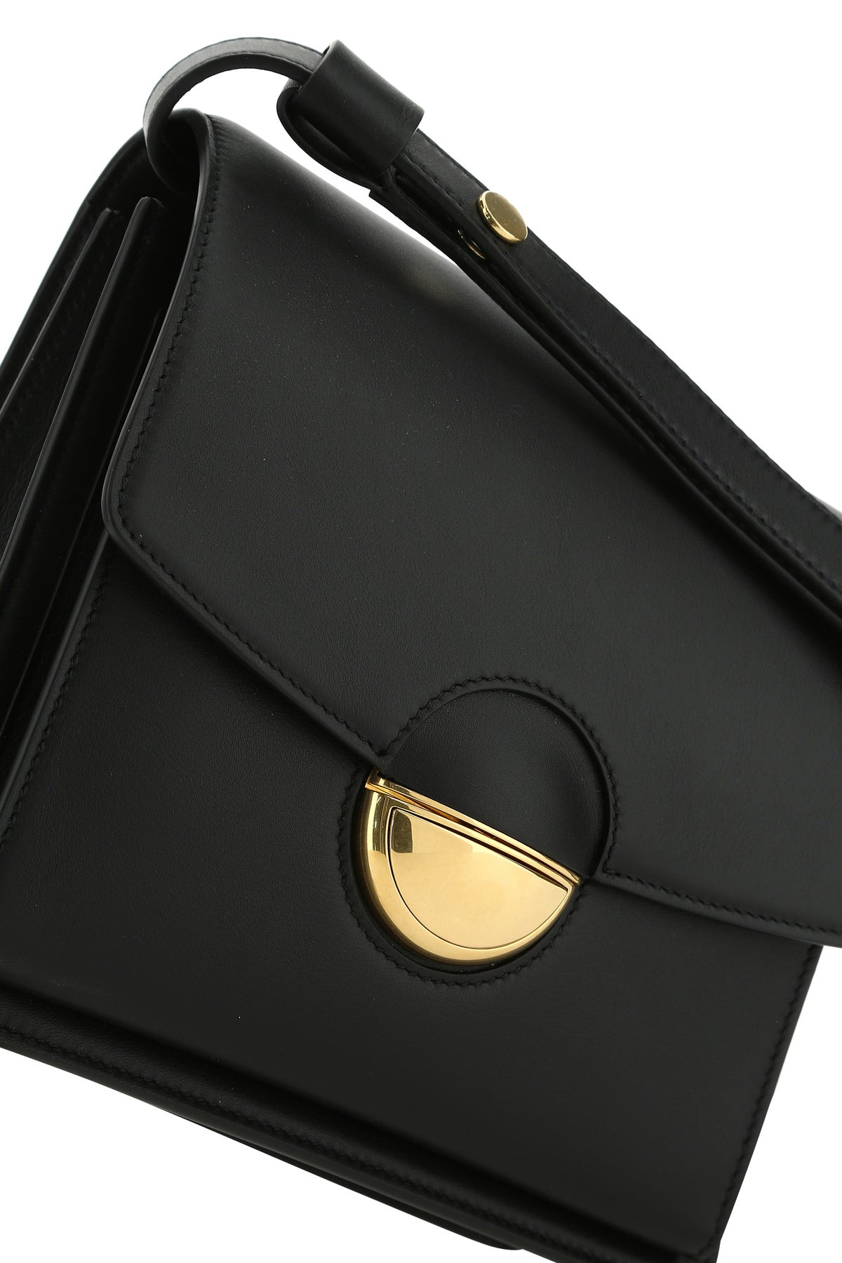 Black leather Dia shoulder bag - 4