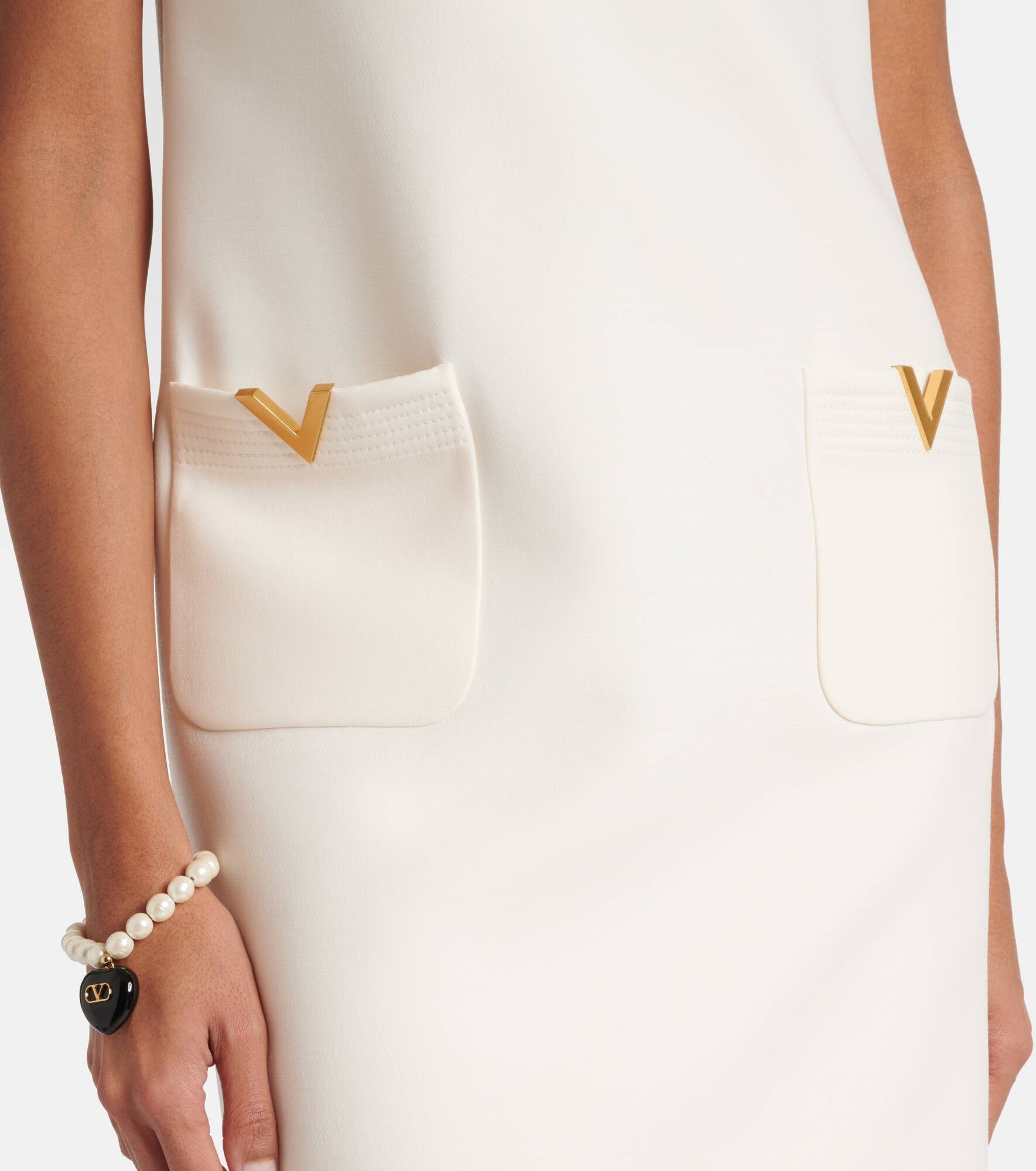 VGold Crepe Couture minidress - 5