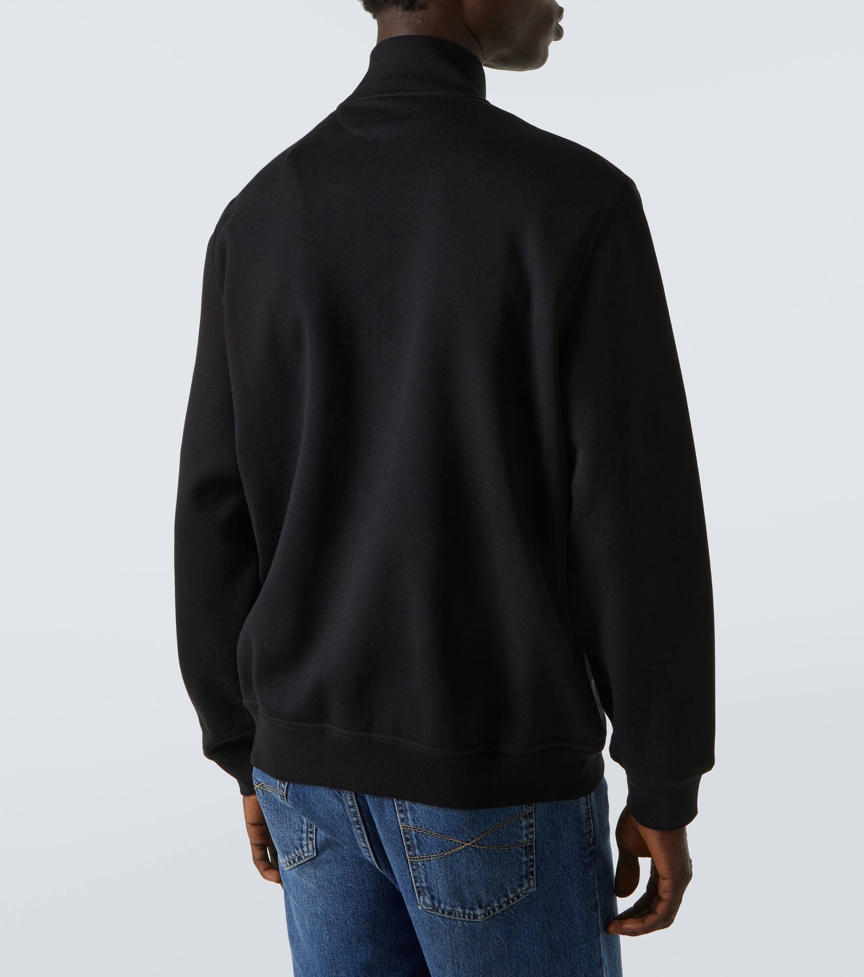 Cotton-blend sweatshirt - 4