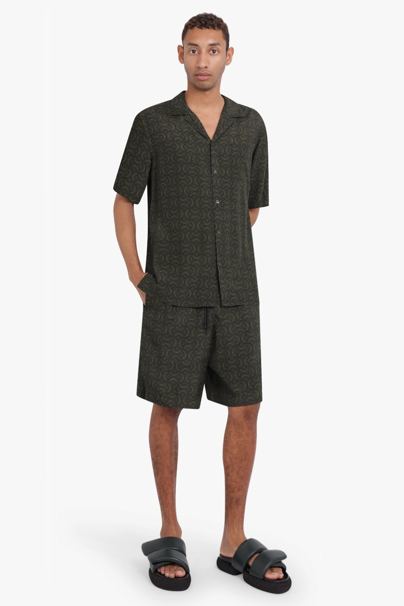 Dries Van Noten CARLTONE S/SLV SHIRT | BOTTLE GREEN outlook