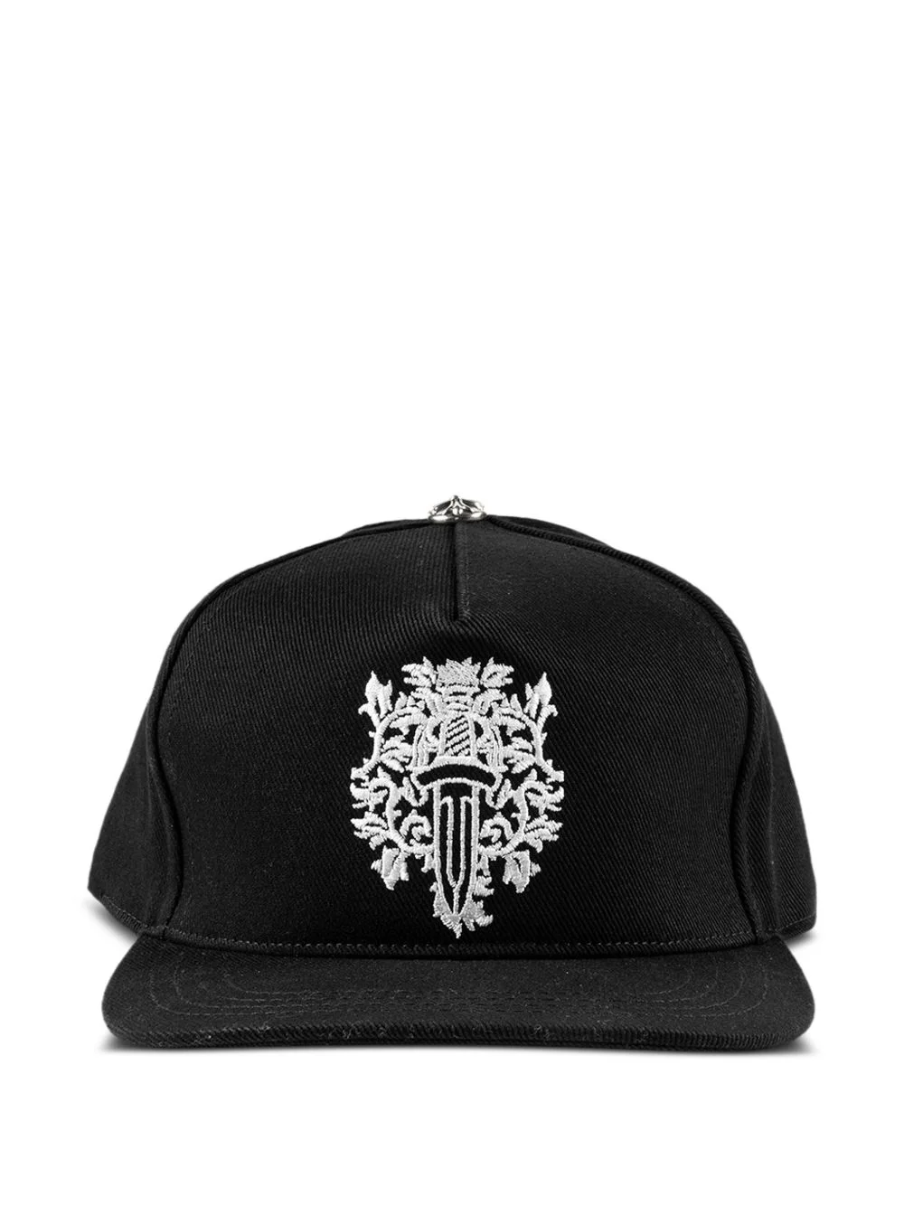 Chrome Hearts Dagger Denim 야구 모자 '블랙 / 화이트 이름 * - 1