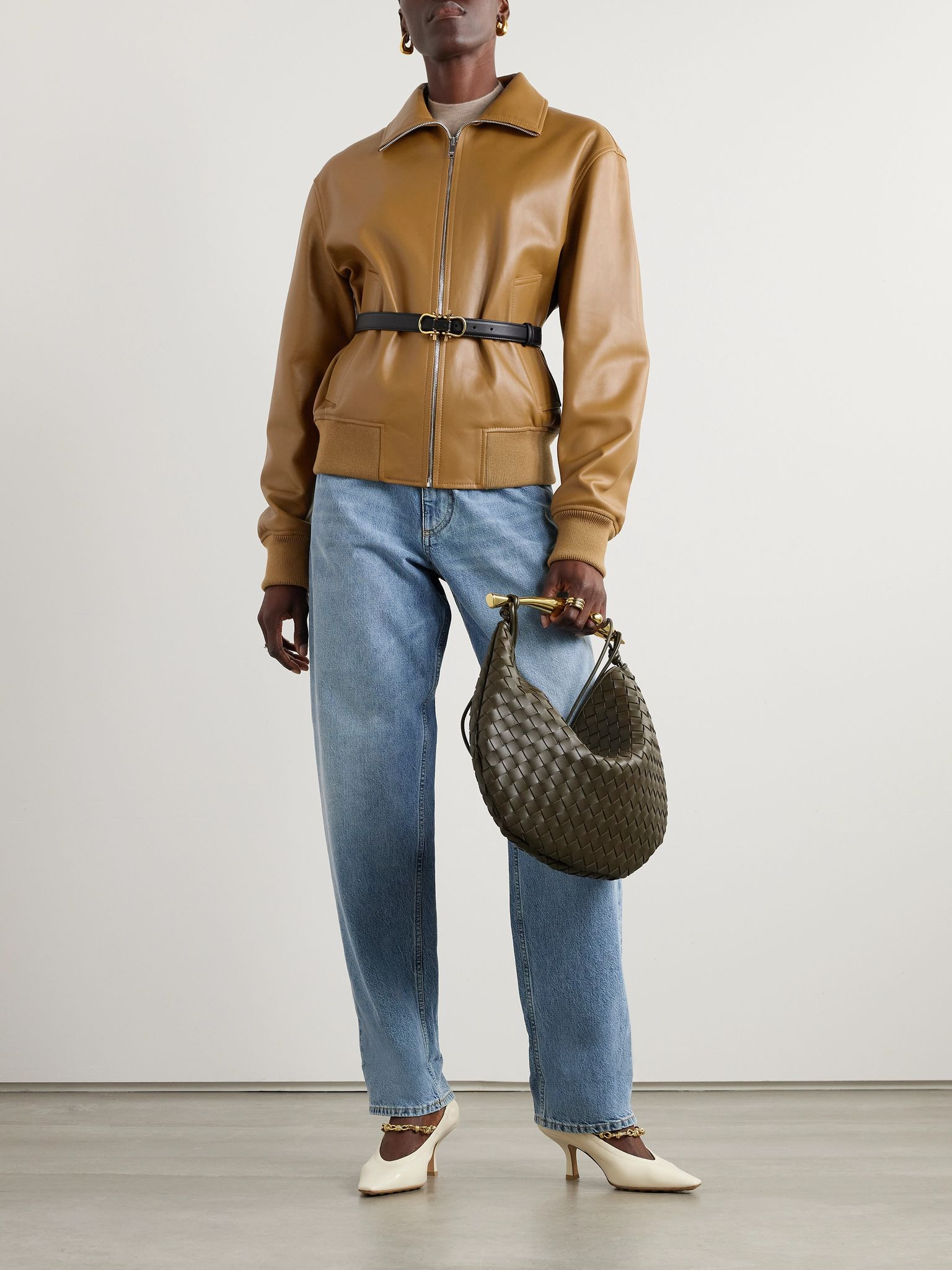 Leather jacket Light brown - 2