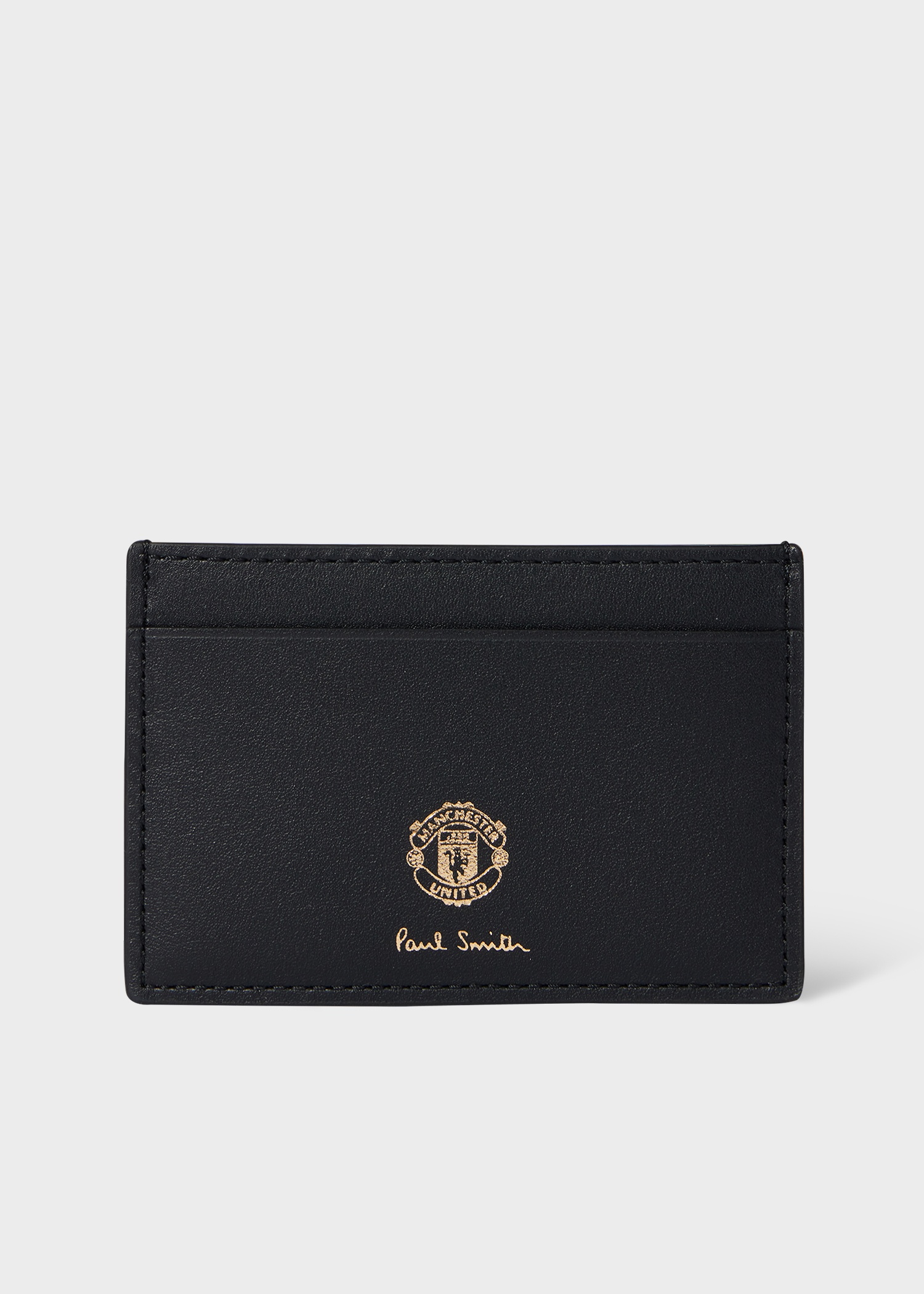 Paul Smith for Manchester United - 'Stretford End' Leather Card Holder - 2