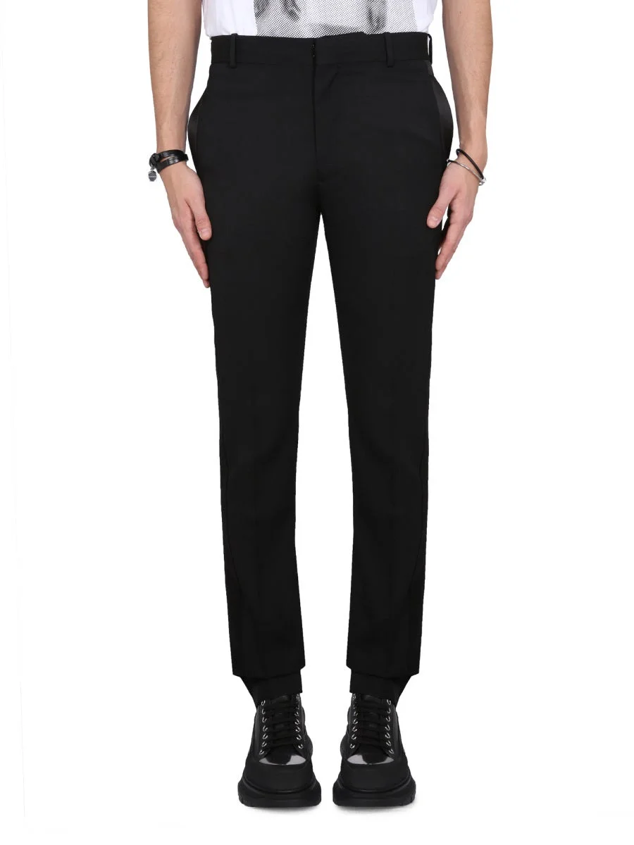 Alexander Mcqueen Men Wool Suit Pants - 1