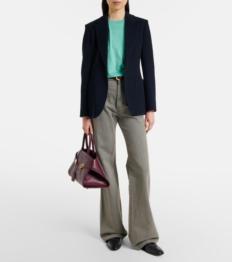 Max Mara Papaia embroidered cotton jersey T-shirt outlook