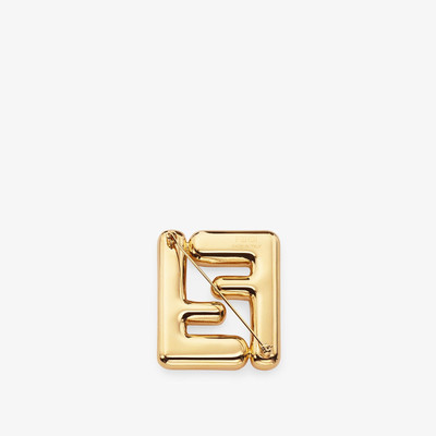 FENDI Gold-colored brooch outlook