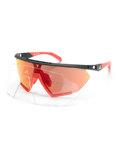 adidas SP0071 shield-frame sunglasses outlook