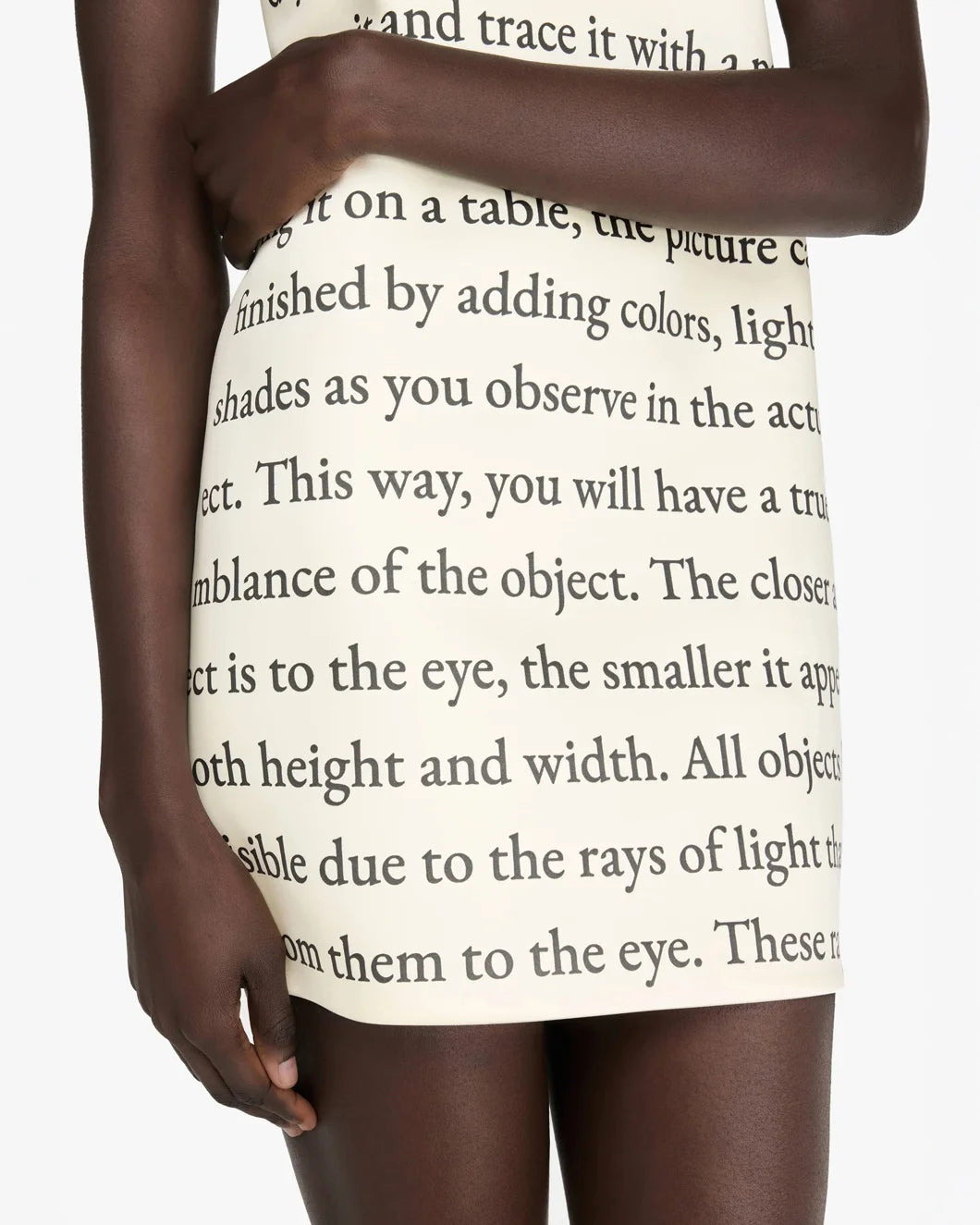 TEXT PRINT MINI SHIFT DRESS - 3