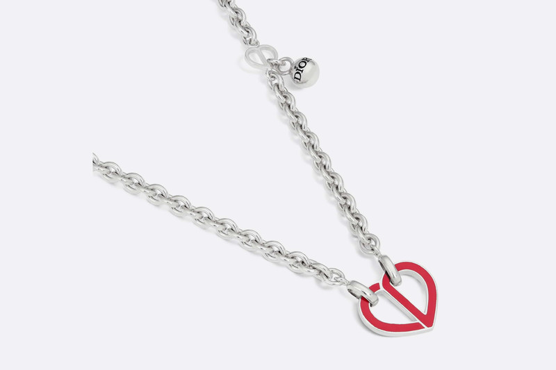 Dior CD Heart Necklace 4