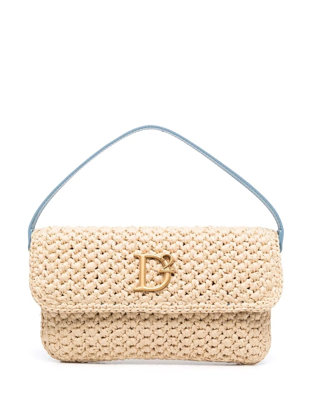 woven-straw tote bag - 1