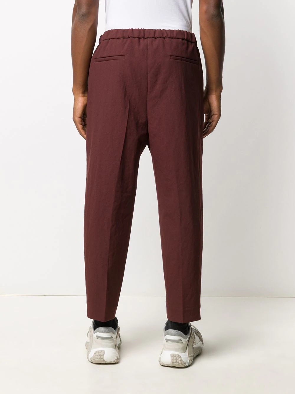 tapered cropped trousers - 4