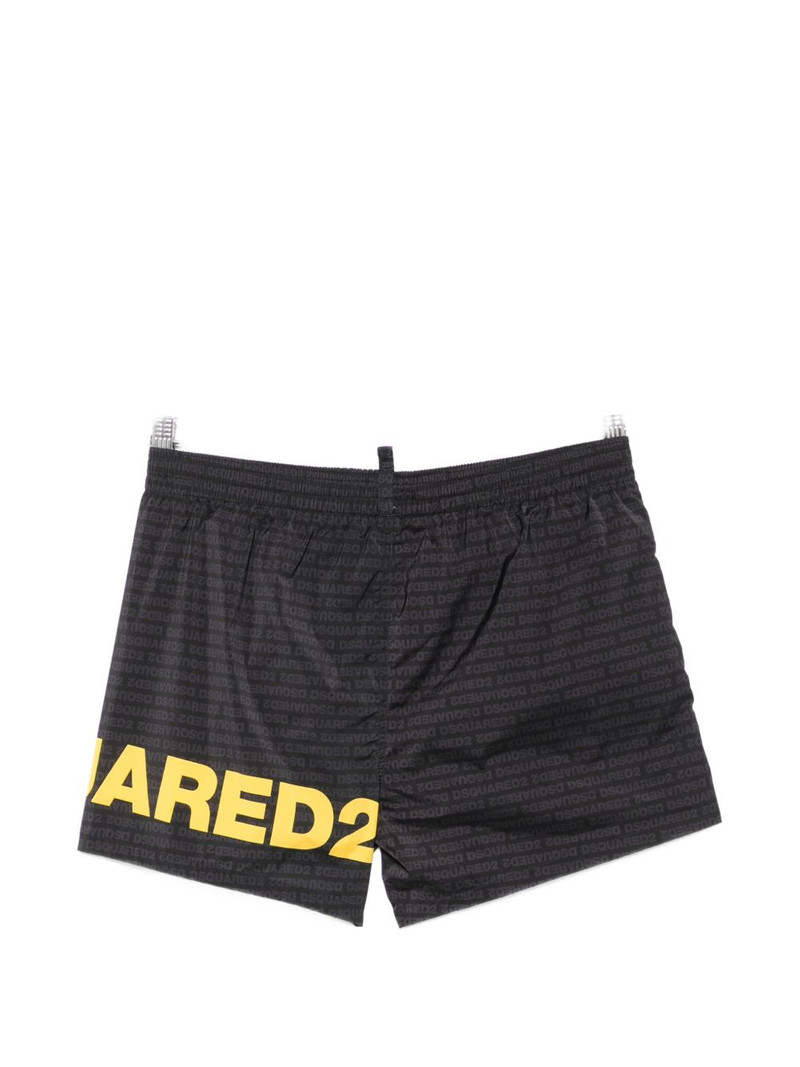 DSQUARED2 logo-print swim shorts outlook