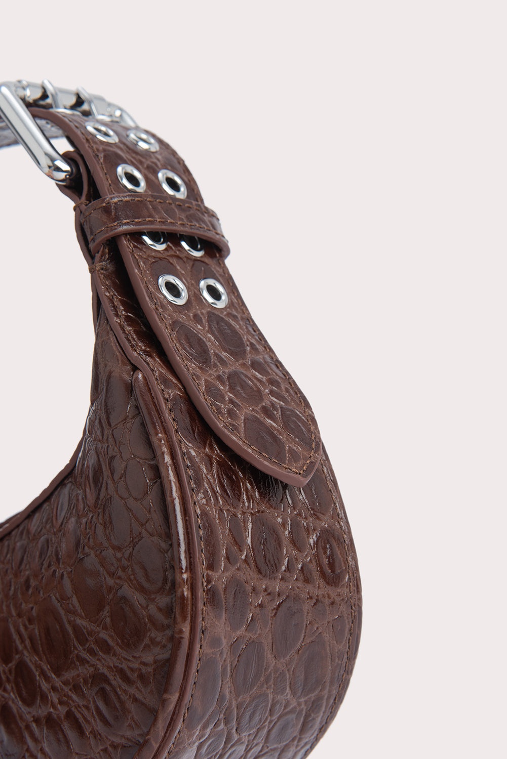 Mini Soho Sequoia Circular Croco Embossed Leather - 3