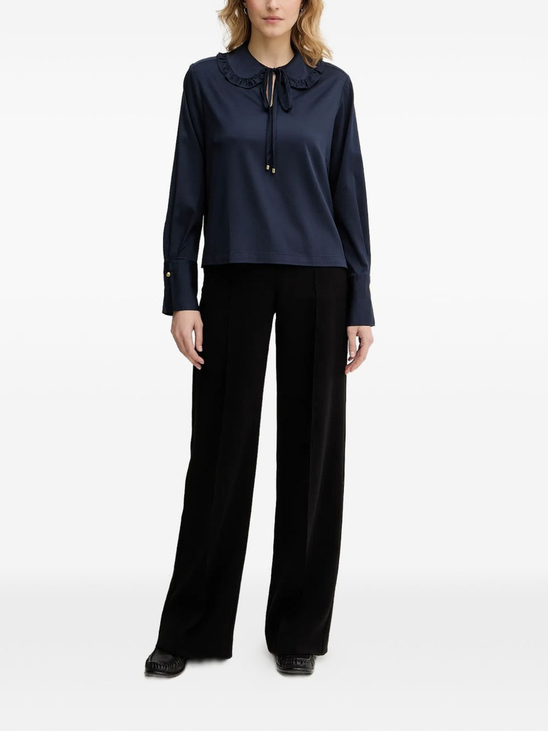 Barbour Evie ruffled tie blouse outlook