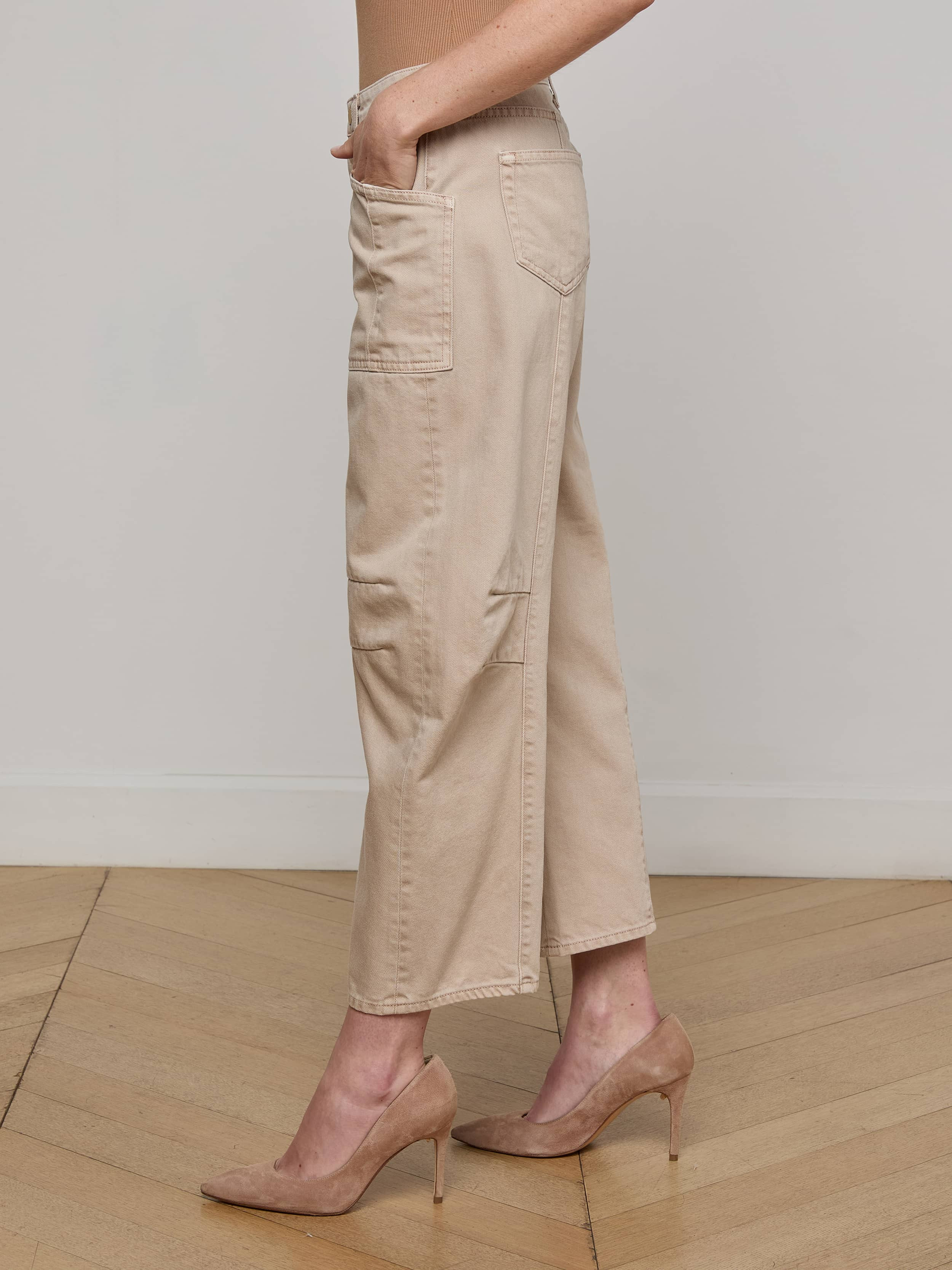 Cody Cropped Barrel-Leg Jean - 4