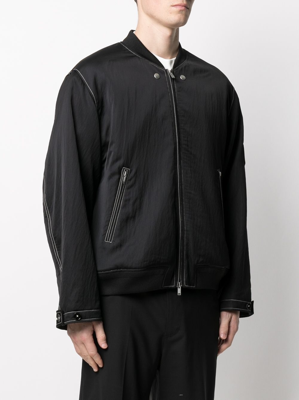 detachable-panel bomber jacket - 3