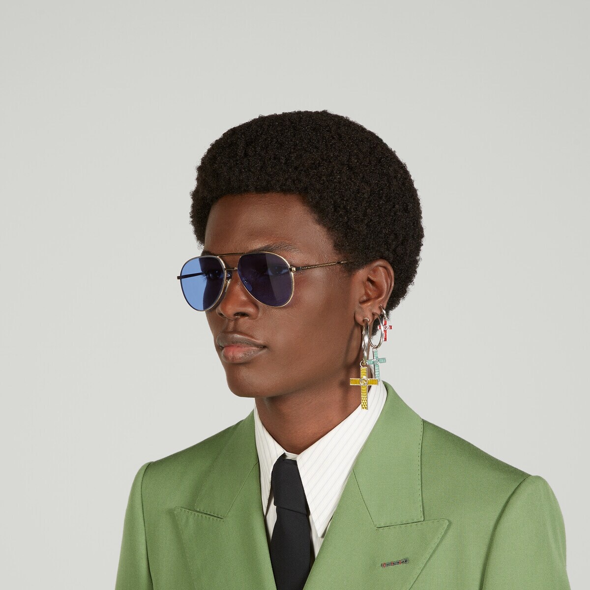 Aviator frame sunglasses - 3