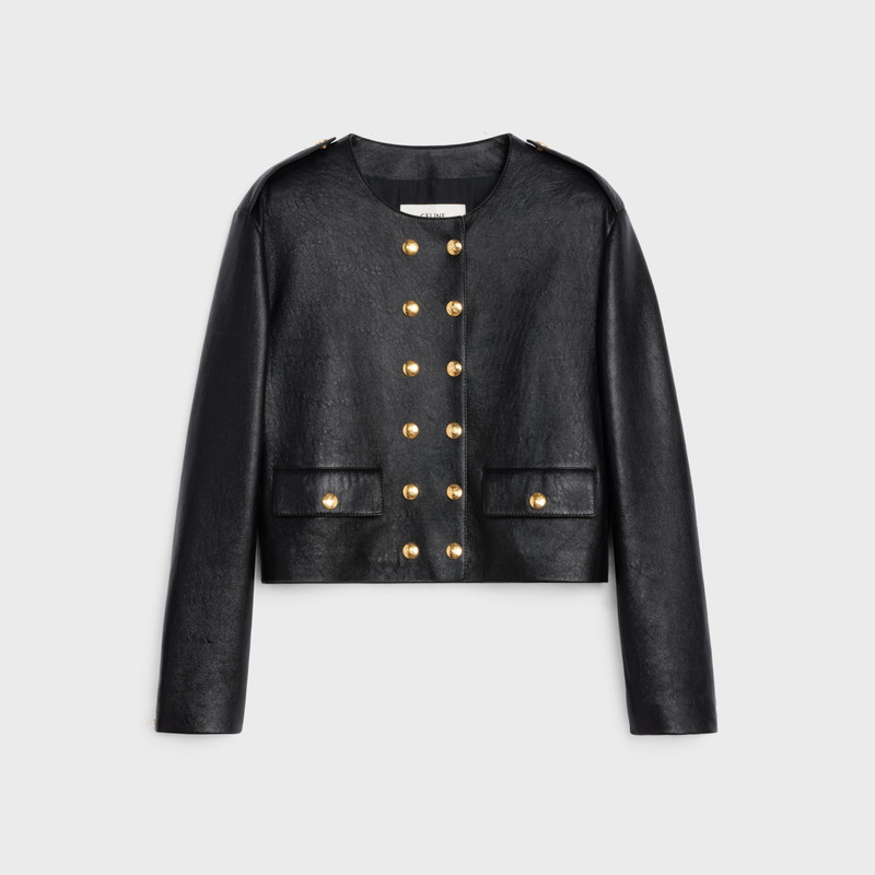 LONG “CHASSEUR” JACKET IN SOFT ENGLISH LAMBSKIN 1