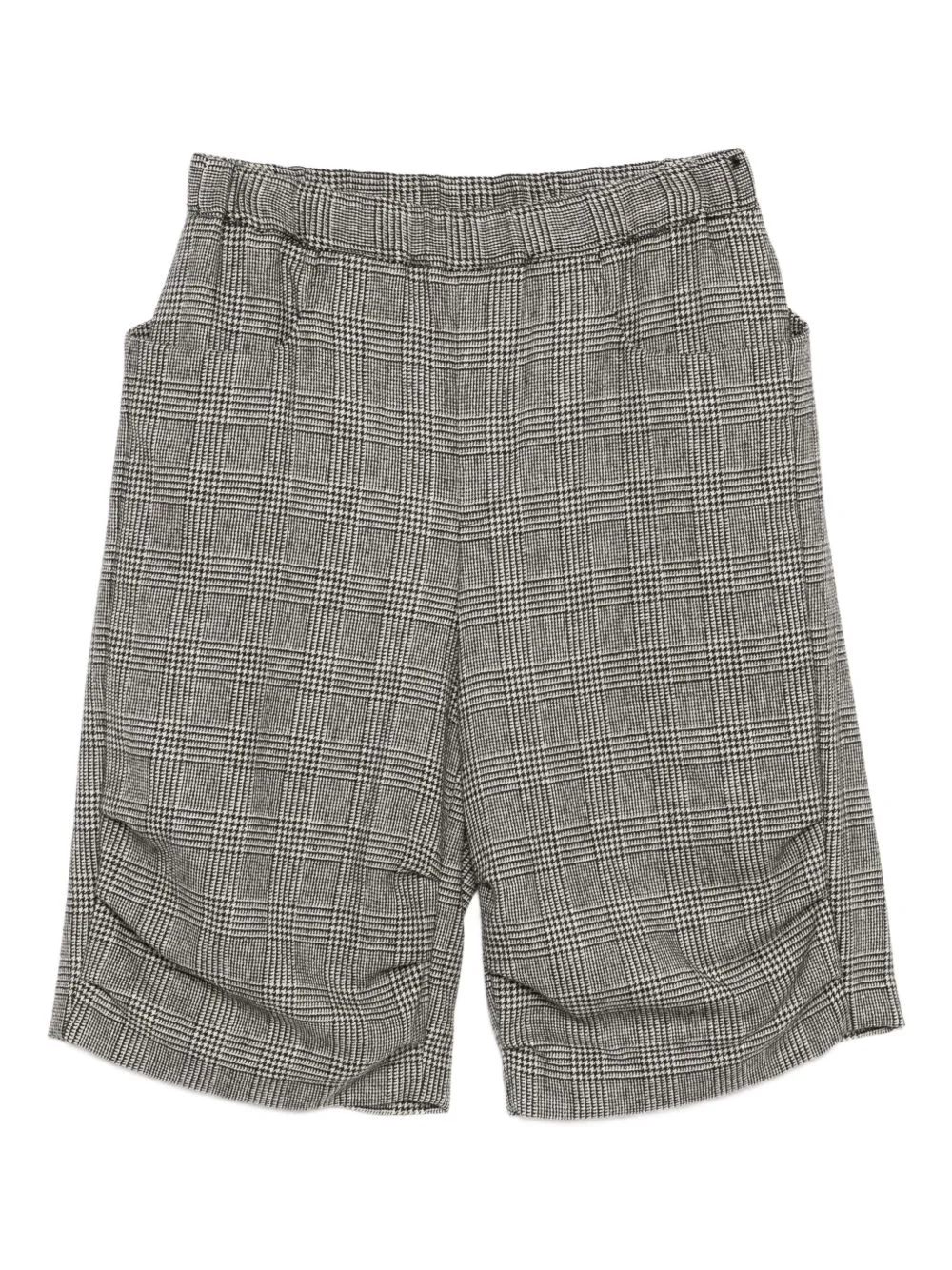 houndstooth-print shorts - 1
