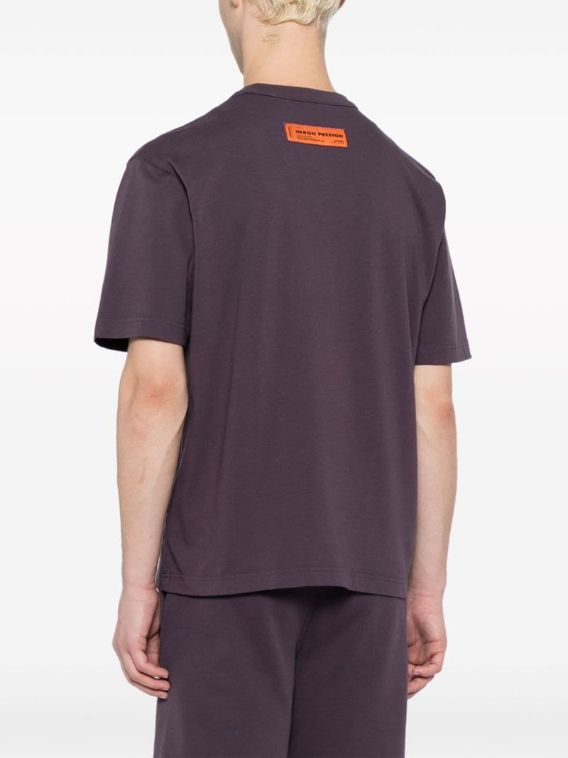 Censored Heron cotton T-shirt 4