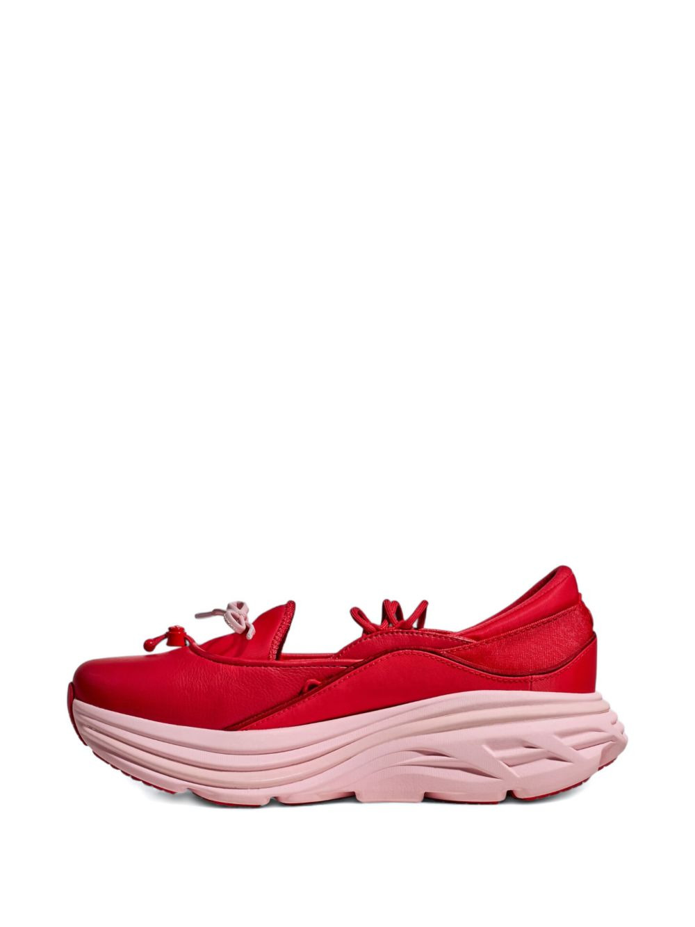 bow panel sneakers - 4