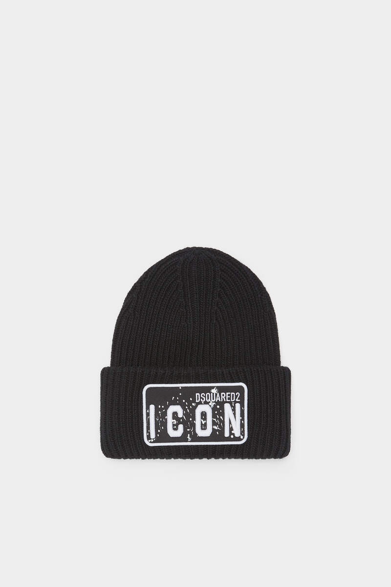 ICON SPLASH KNIT BEANIE - 1