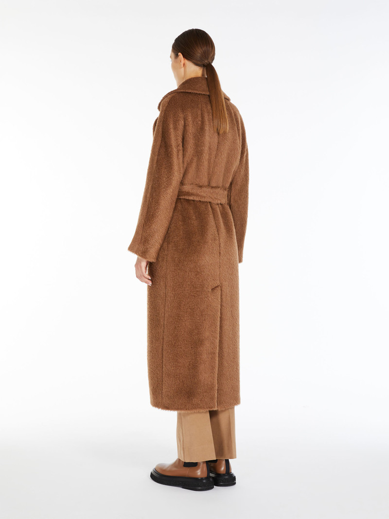 BORBONE Oversized alpaca and wool coat 4