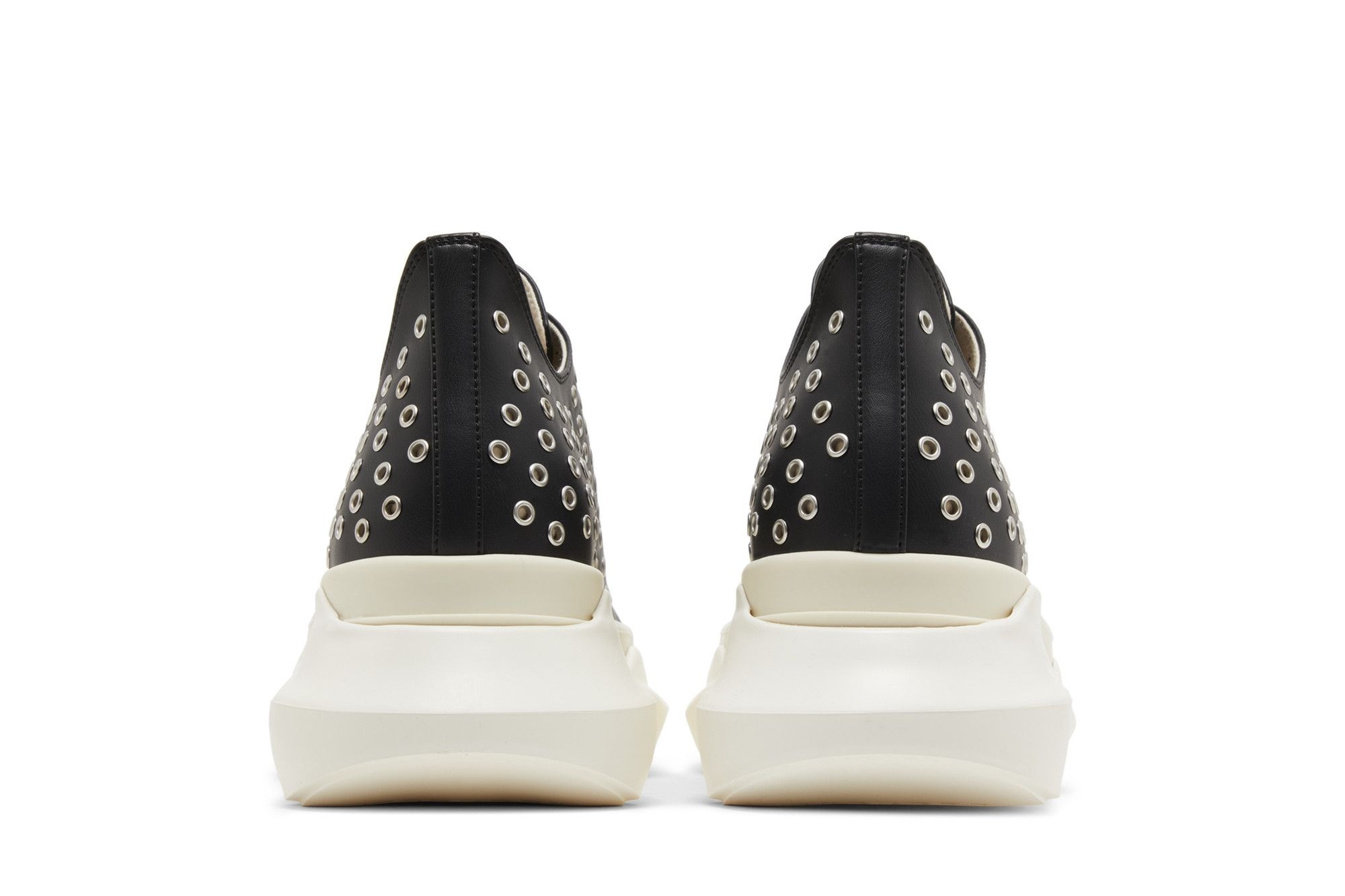 Rick Owens EDFU DRKSHDW Vegan Leather Eyelet Abstract Low 'Black Milk' - 6