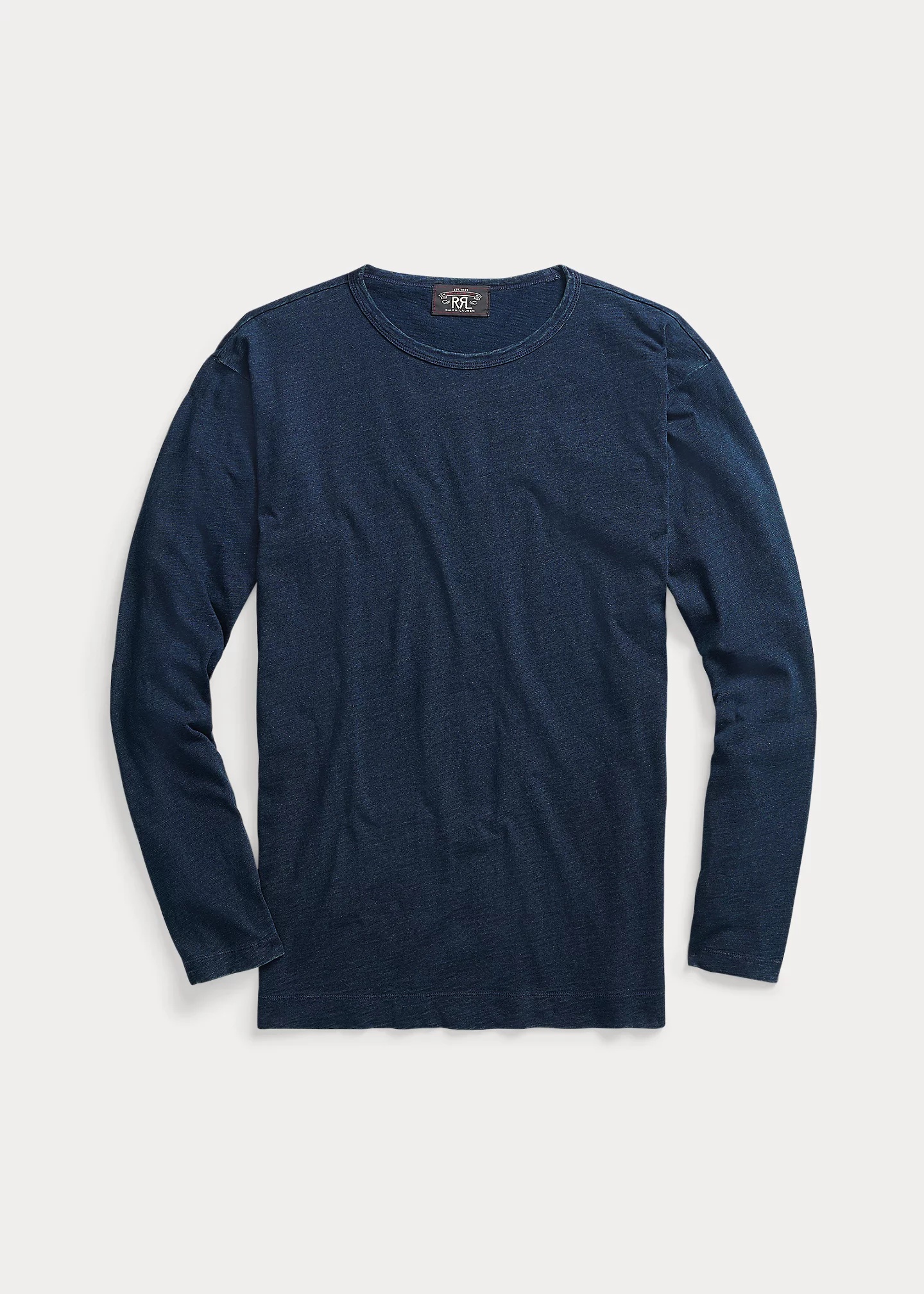 Indigo Jersey Long-Sleeve T-Shirt - 1