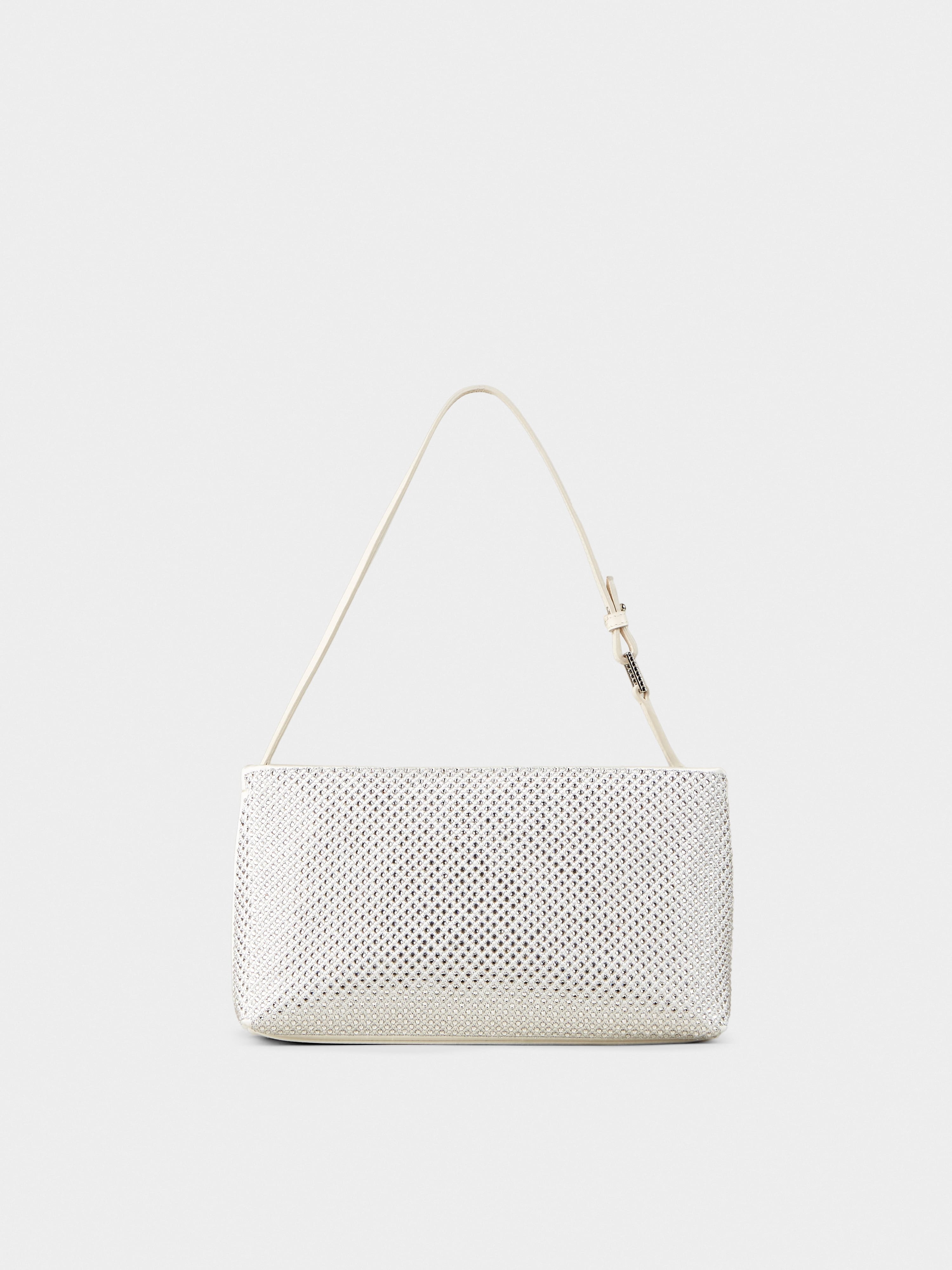 RV Nightlily Crystal Mesh Mini Bag in Satin - 5