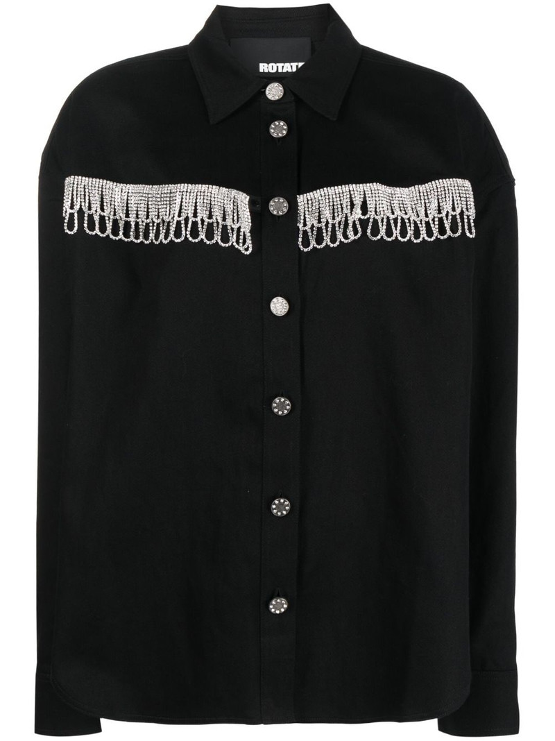 crystal-embellished long-sleeve shirt 1