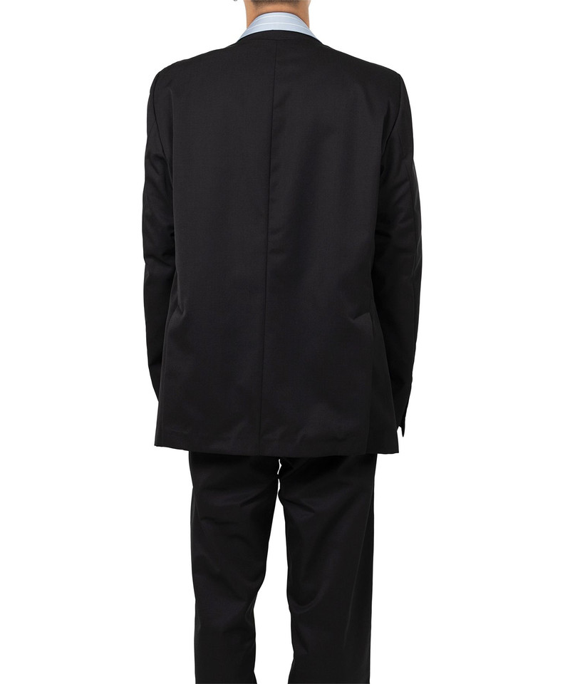 Mix Layered Wool Gabardine Jacket 5