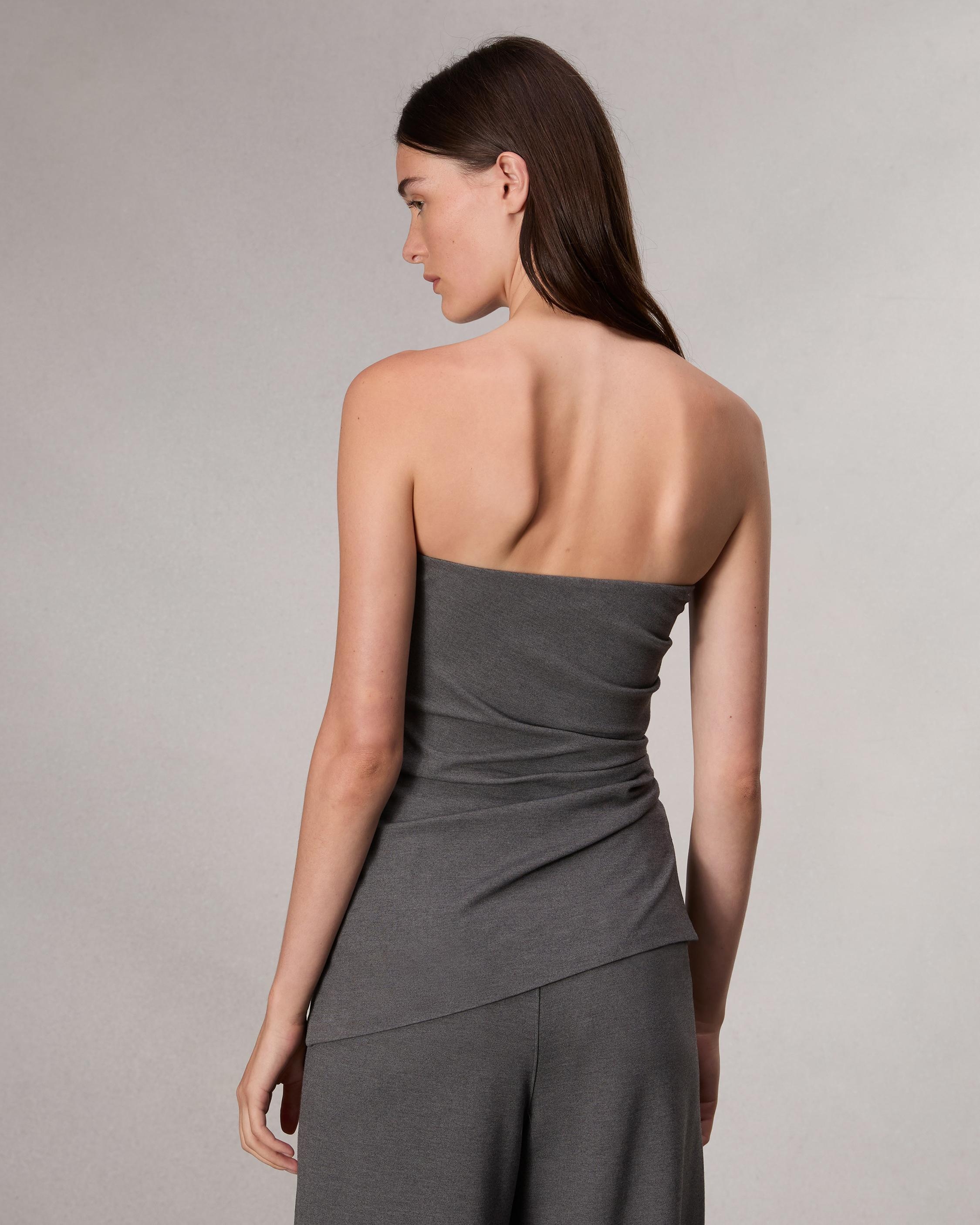 Irina Strapless Ponte Top - 5