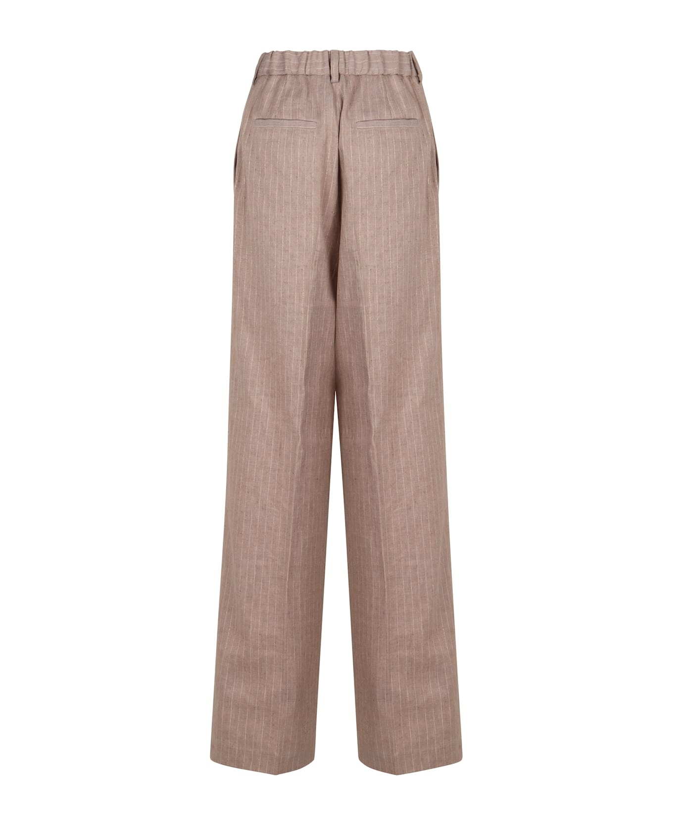 Linen And Cotton Trousers - 2