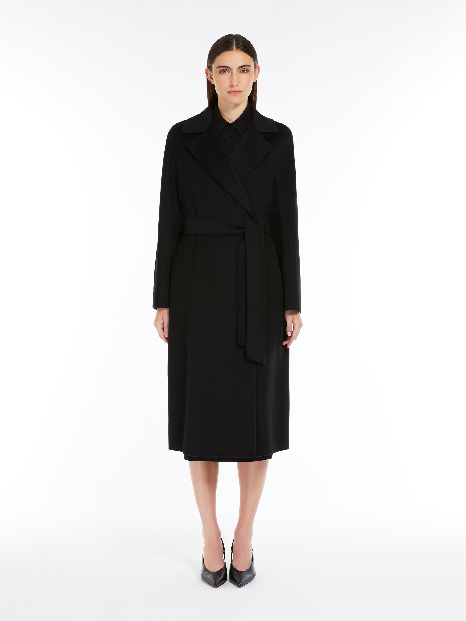 CLES Wool, cashmere and silk wrap coat - 3