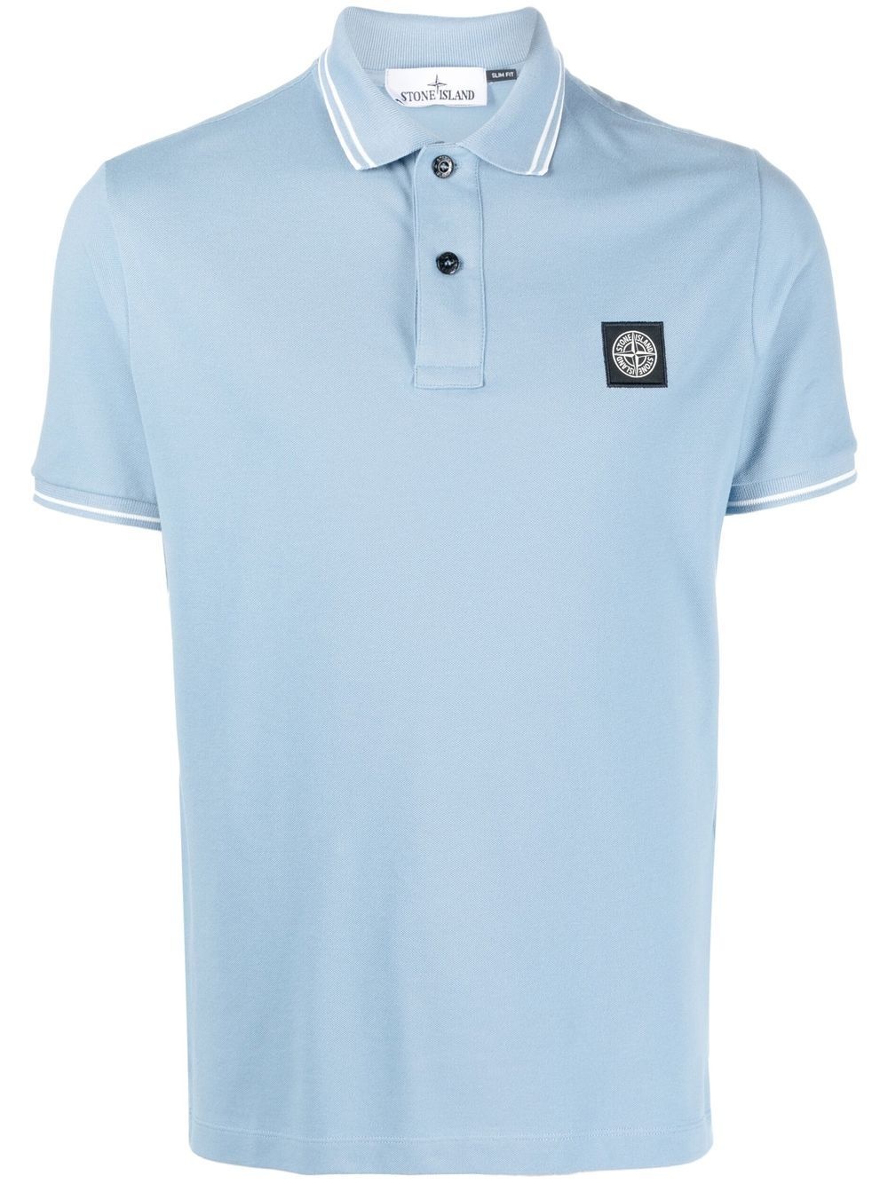 Compass patch polo shirt - 1