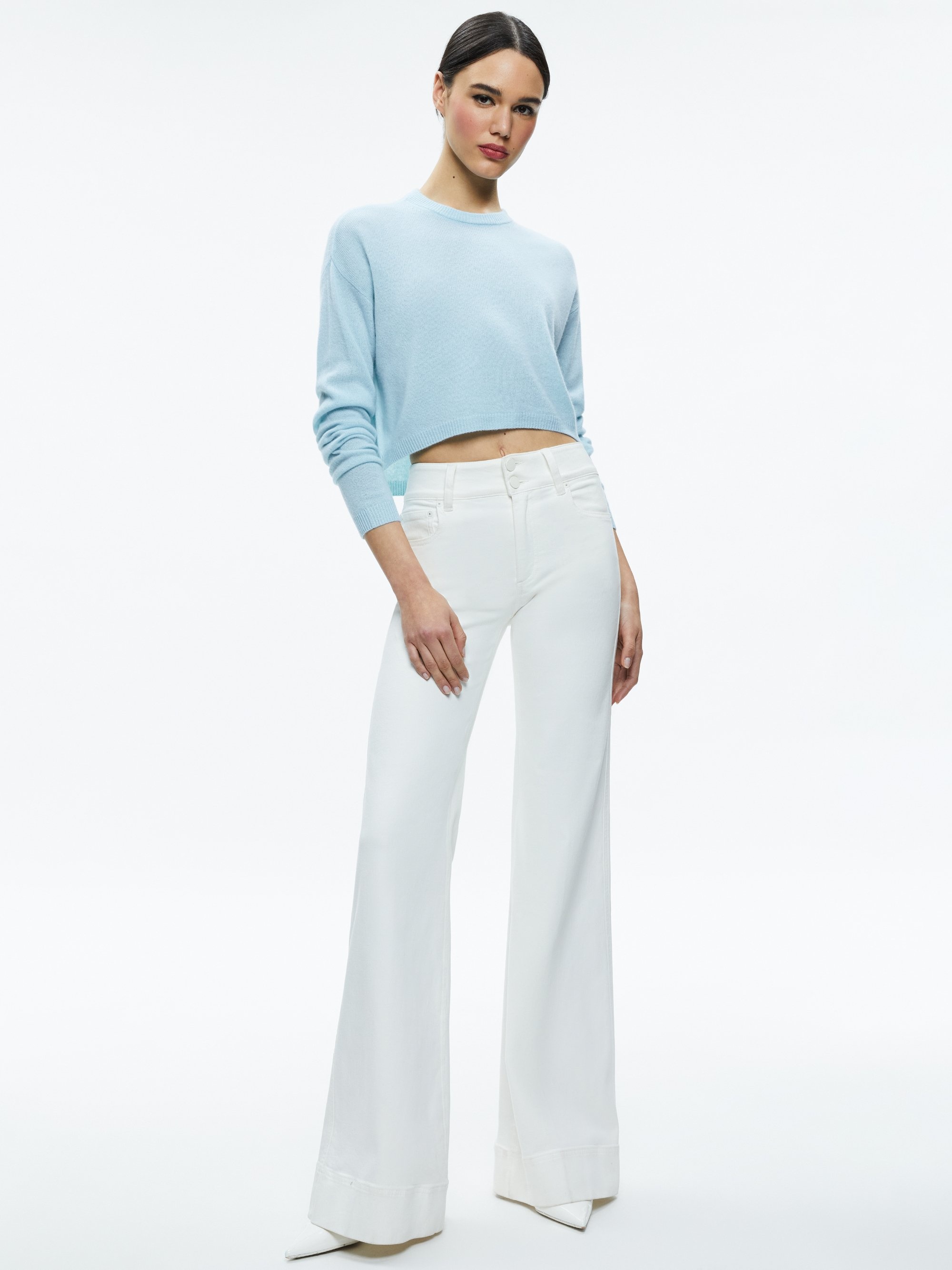 MISSA 5 POCKET HIGH RISE WIDE LEG JEAN - 6