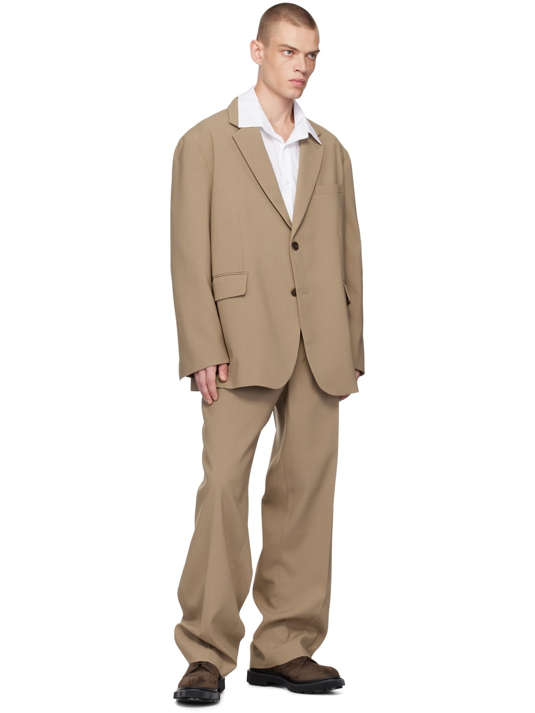 White Gus Oversized Shirt - 4