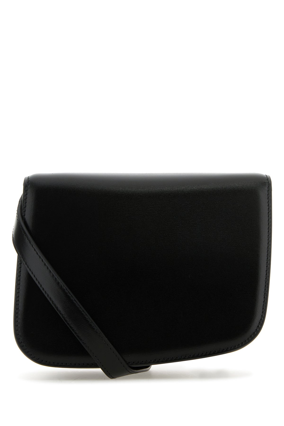 Black leather crossbody bag - 3
