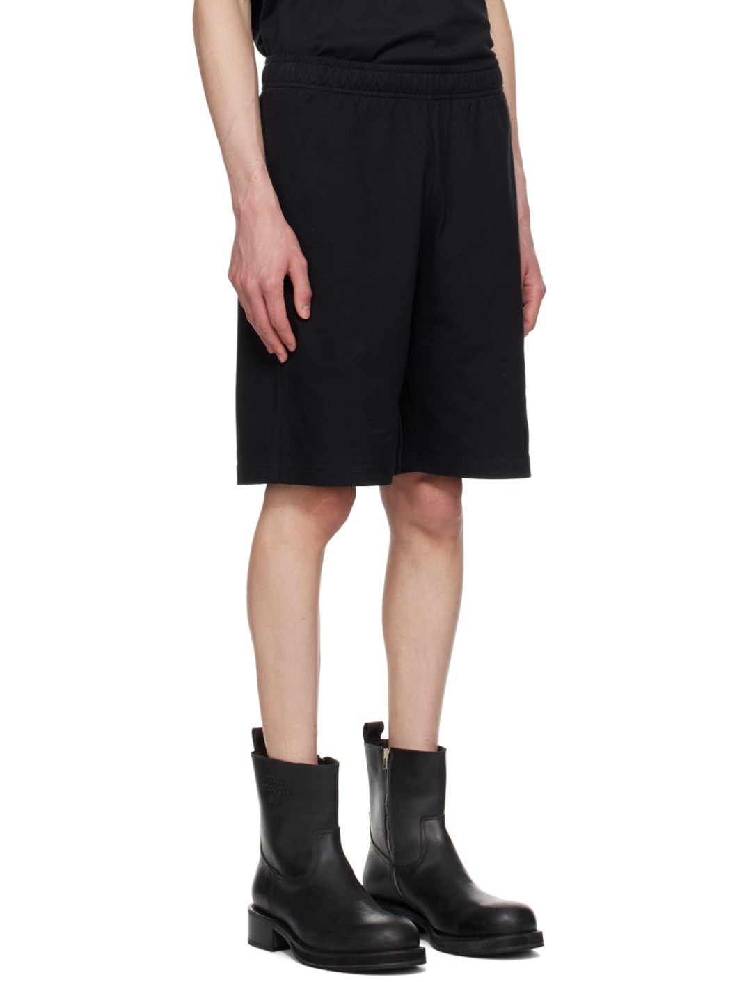 Black Printed Shorts - 2