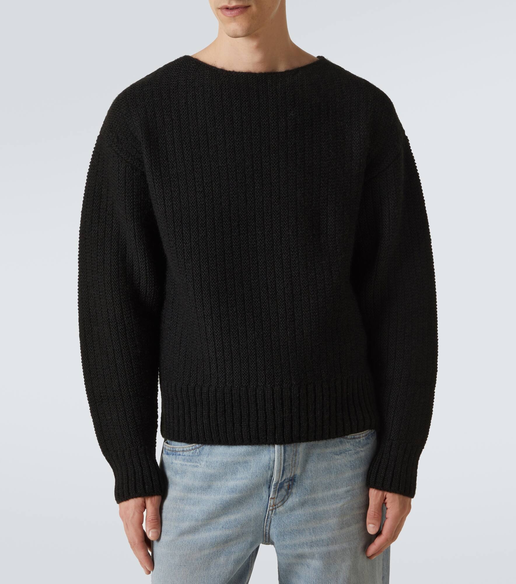 Logo wool and mohair-blend sweater - 3