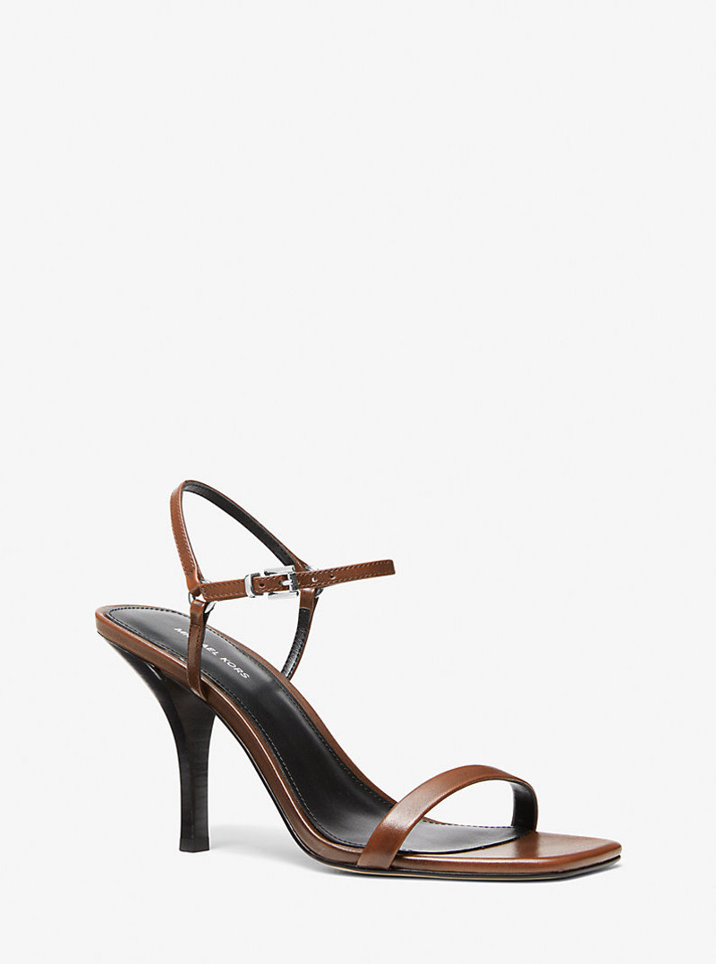 Selina Burnished Leather Sandal 1