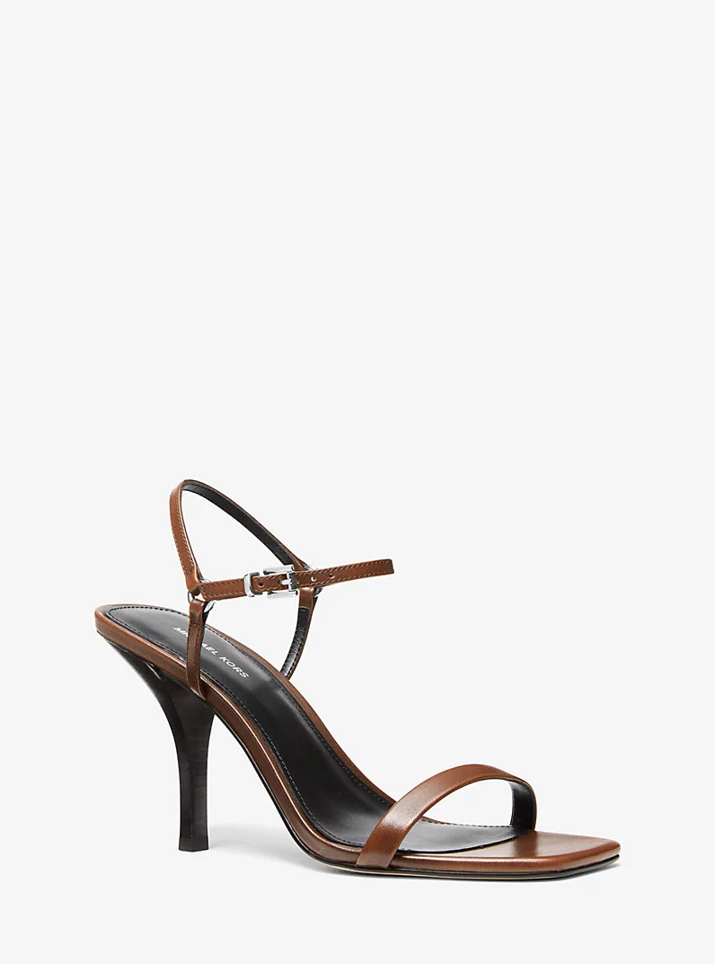 Selina Burnished Leather Sandal - 1
