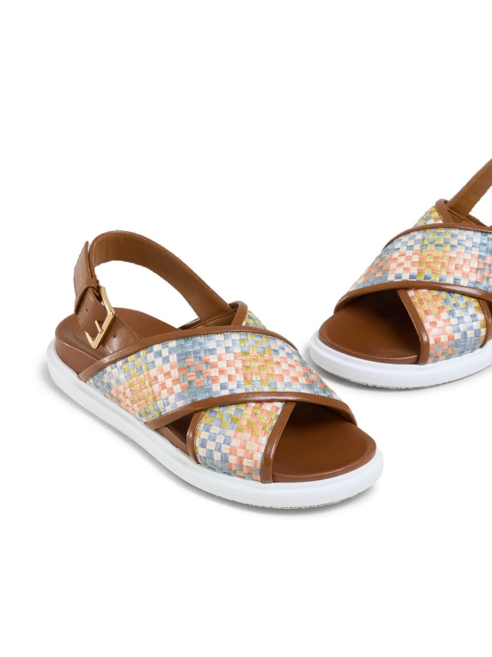Fussbet interwoven slingback sandals - 5