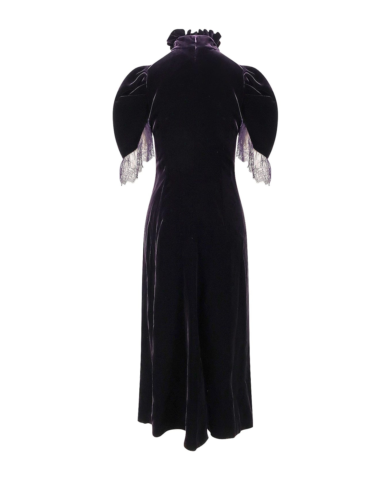 Velvet Dress With Silk Lining - 2