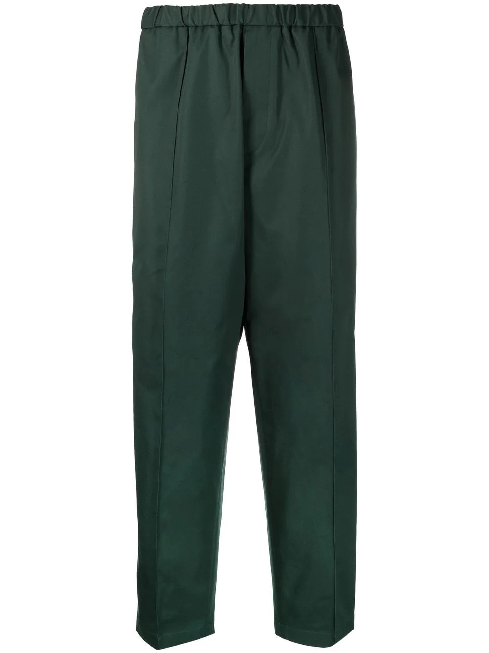 elasticated relaxed-fit trousers - 1